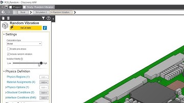 ANSYS Discovery AIM 2019 R1 Random Vibration Analysis