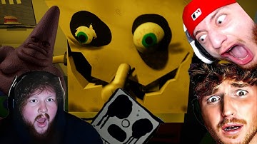 Youtubers Freaking Out in Spongebob
