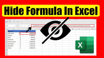How to Hide Formula In Excel