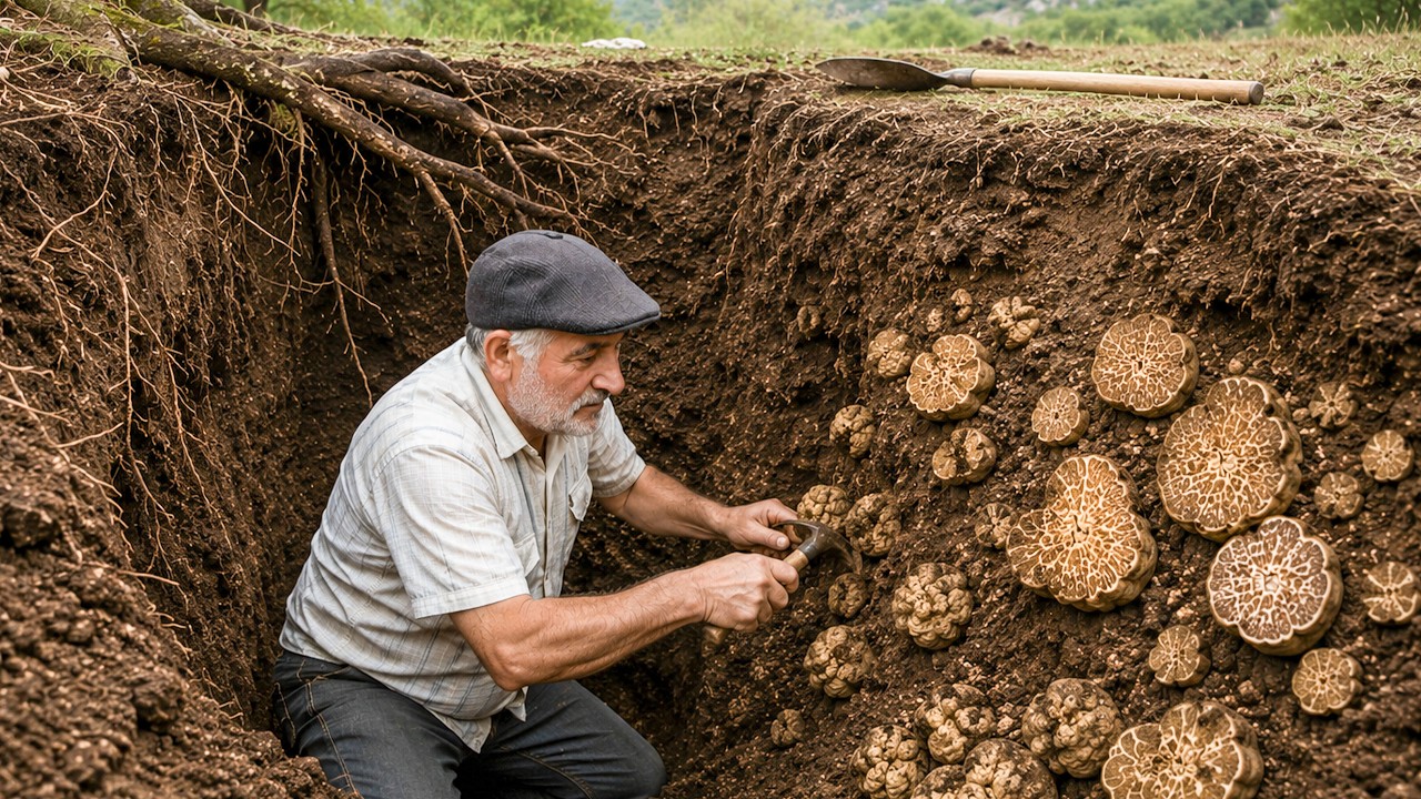 Thumbnail for Dad Finds World's Most Expensive Truffle While His Wife Is Flying in Dangerous Mountains