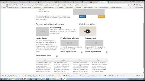 Developing a Bootstrap Template from a Mockup part 3