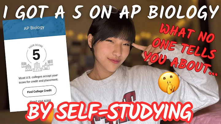 how to self-study and get a 5 on AP Biology