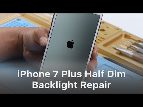 iPhone 7 Plus Half Backlight / Dim Screen Repair