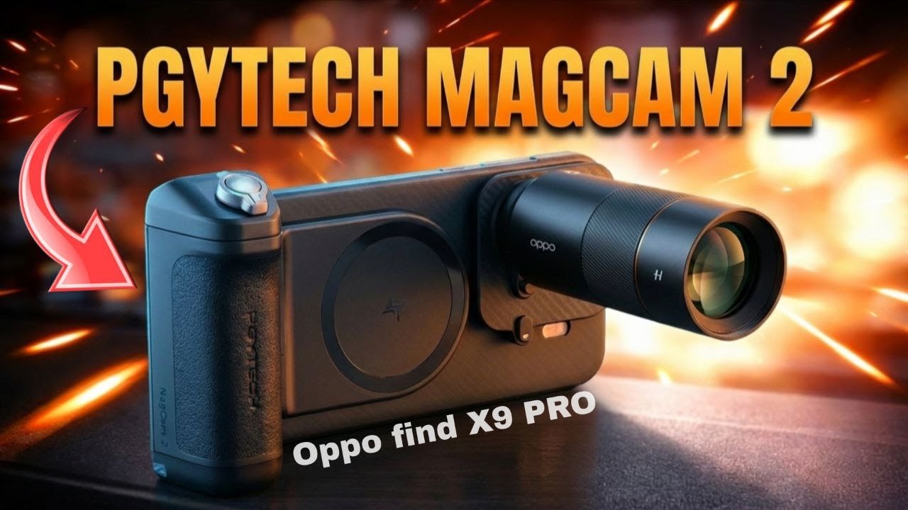 PGYTECH MAGCAM 2 and NECK SUPPORT! Improve the GRIP of your Oppo 