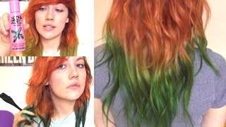 PINE GREEN! Autumn & Halloween Ombre Hair