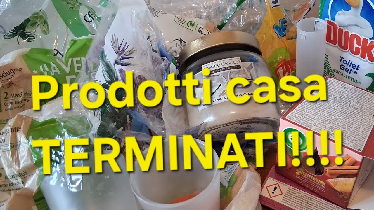 Prodotti casa terminati! 