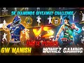 LEGENDARY EMOTES COLLECTION VS WITH MONIEZ GAMING😱 || 5K DIAMONDS GIVEAWAY CHALLENGE 🔥|| FREE FIRE