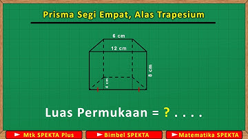 Menghitung Luas Permukaan Prisma Segi Empat, Yang Alasnya Berbentuk Trapesium