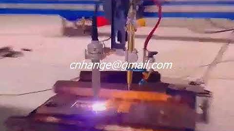 cnc plasma cutting machine with hypertherm powermax125