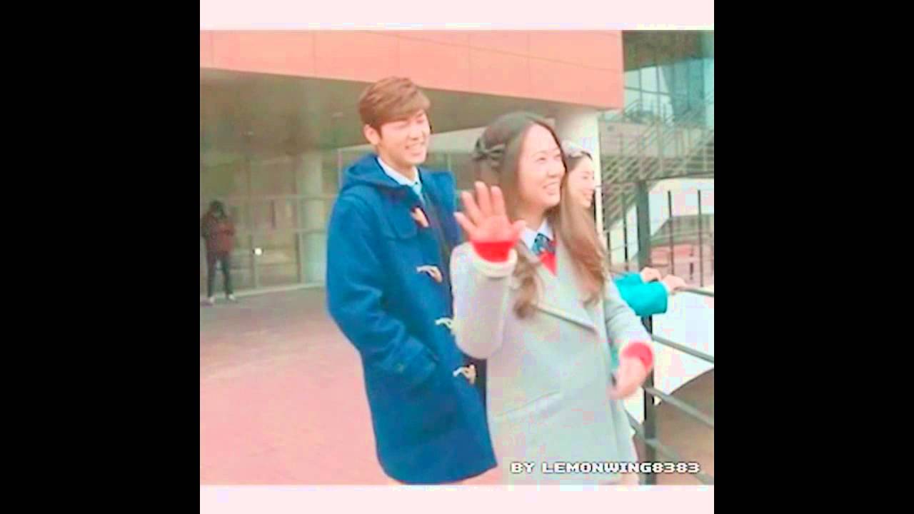 Behind The Scene The Heirs Kang Minhyuk Yoon Chanyoung and Krystal Jung Lee Bona (Hyukstal)