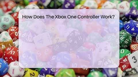 How Does The Xbox One Controller Work? - Video Gamers Vault