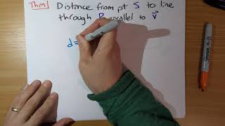 distance from point to line