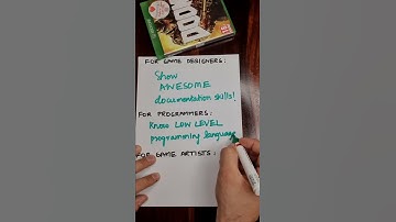 AAA game job guide #shorts