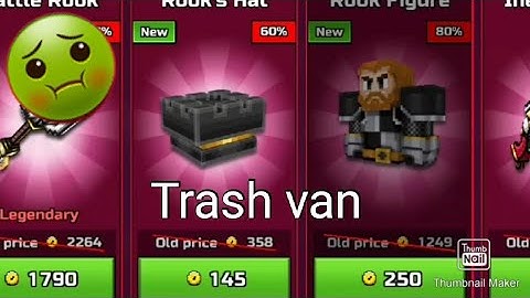 Trash trader van... | Pixel gun 3d