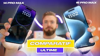iPhone 15 pro MAX vs 14 Pro Max - Comparaison ultime !