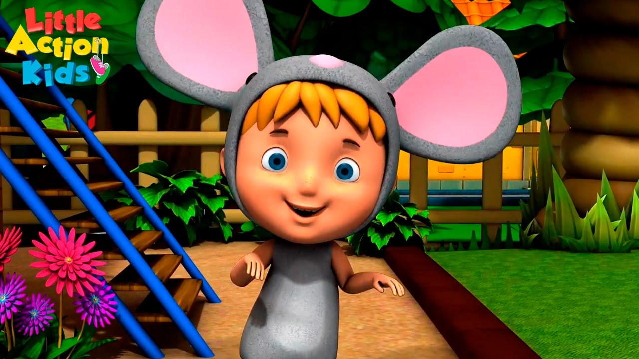Hickory Dickory Dock Nursery Rhyme Baby & Children's Song | Sing ...