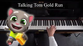 Talking Tom D Run Theme - Easy Piano Tutorial
