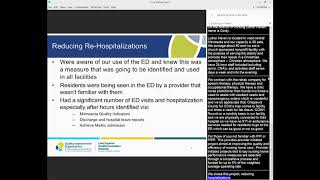 Learning Session Six | Webinar 4: Nursing Home Strategies to Reduce Hospitalizations, Part 2