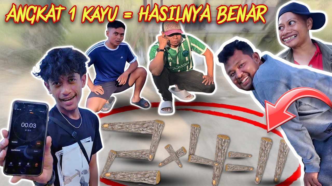 PINDAHKAN 1 Atau 2 Kayu Jadi Benar Hadiah Uang