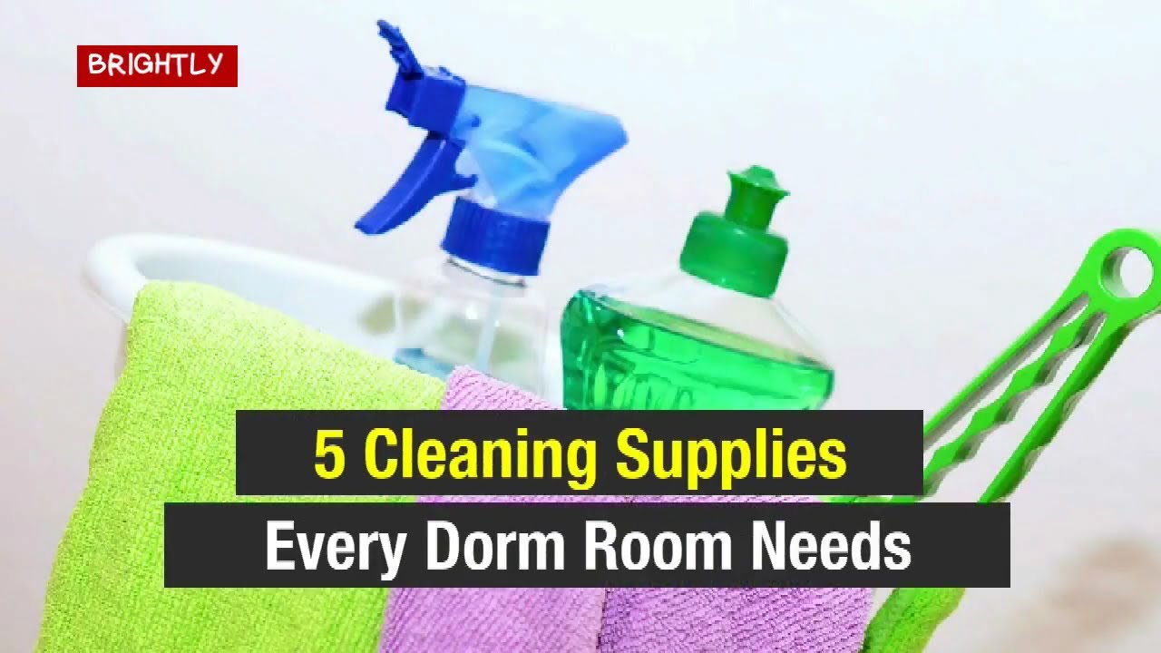 5 Cleaning Supplies Every Dorm Room Needs