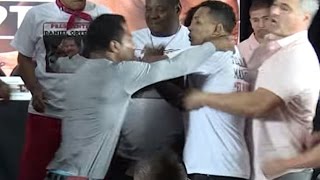 Ricardo Mayorga Slaps Shane Mosley's Girlfriend's Butt!