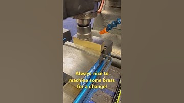 Machining some brass Prentiss vise jaws #machineshop #cnc #machinist #shorts #diy