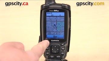 Garmin GPSMAP 64 Series: Setting Proximity Alarms with GPS City