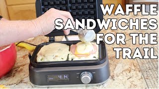 Waffle Sandwiches for the Trail