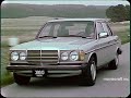 Mercedes Benz 300D 1982. Diesel luxury car from Mercedes Benz. Dealer&#39;s film 42 years ago.