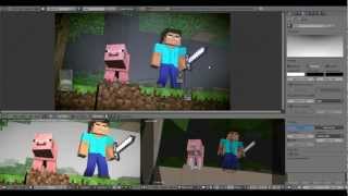 Steve And Pig: A Time Lapse Picture Creation