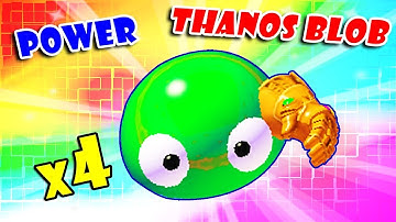 POWER OF 4 STRONGEST PETS (RADIOACTIVE THANOS BLOB) | Blob Simulator 2 [Roblox]