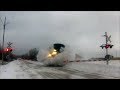 Plowing Snow, Via Rail Style