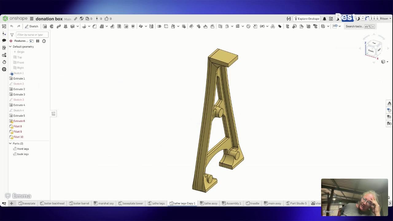 onshape live stream