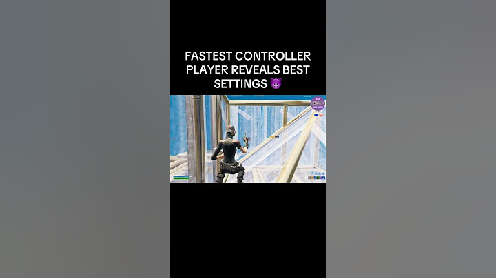 BEST Settings To EDIT Fast on Controller! 🎮 Sensitivity Guide for PC & Console (Fortnite PS5)