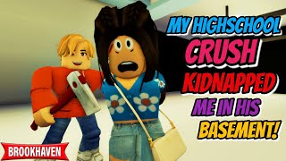 MY HIGHSCHOOL CRUSH KIDNAPPED ME IN HIS BASEMENT!!| ROBLOX BROOKHAVEN RP (CoxoSparkle)