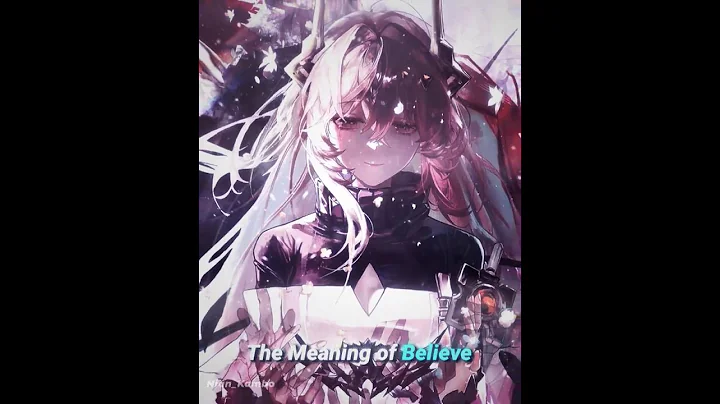 The meaning of believe | Theresa edit | Arknight edit | #arknights #edit #shorts