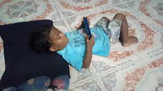 Rohan kutty watching Tamil Rhymes....