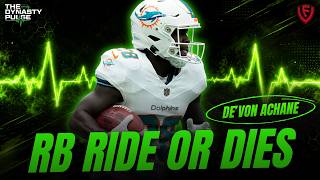 Dynasty Fantasy Football Ride or Die RBs: Brown, Achane, Jeanty
