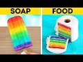 FAKE FOOD VS. REALISTIC FOOD || Jaw-Dropping Compilation Of Cakes, Mini Food, Clay And Soap Crafts