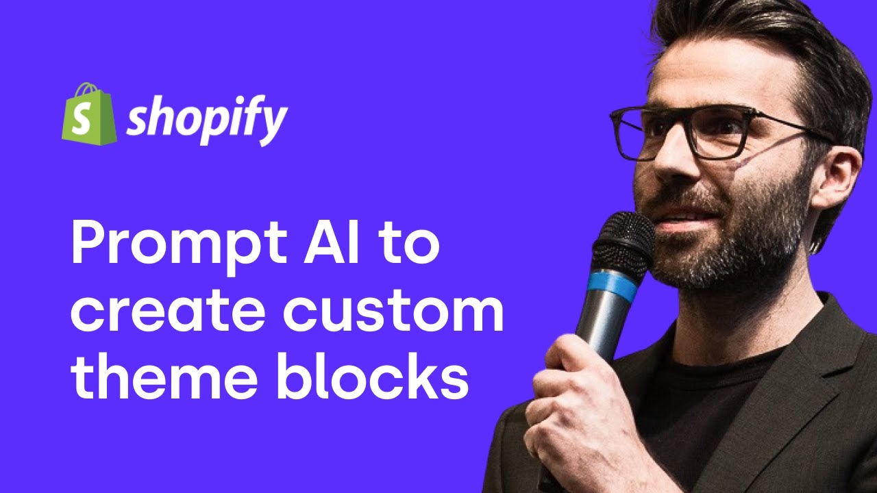 How to use AI to create custom Shopify theme blocks - YouTube