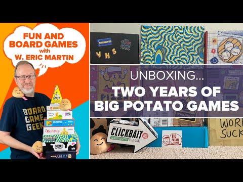 Unboxing Games from (Secret Marketing Master) Big Potato