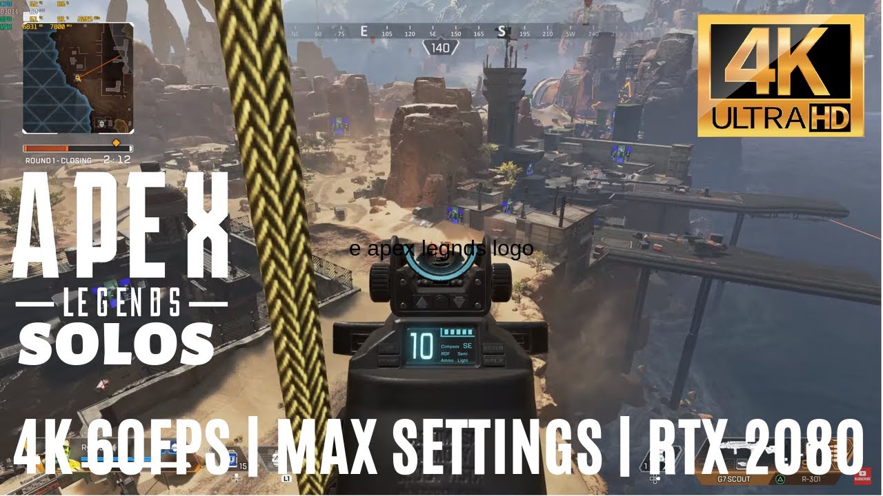 APEX LEGENDS Solo Mode Gameplay | 4K 60FPS | MSI RTX 2080 + I5 9400f - YouTube