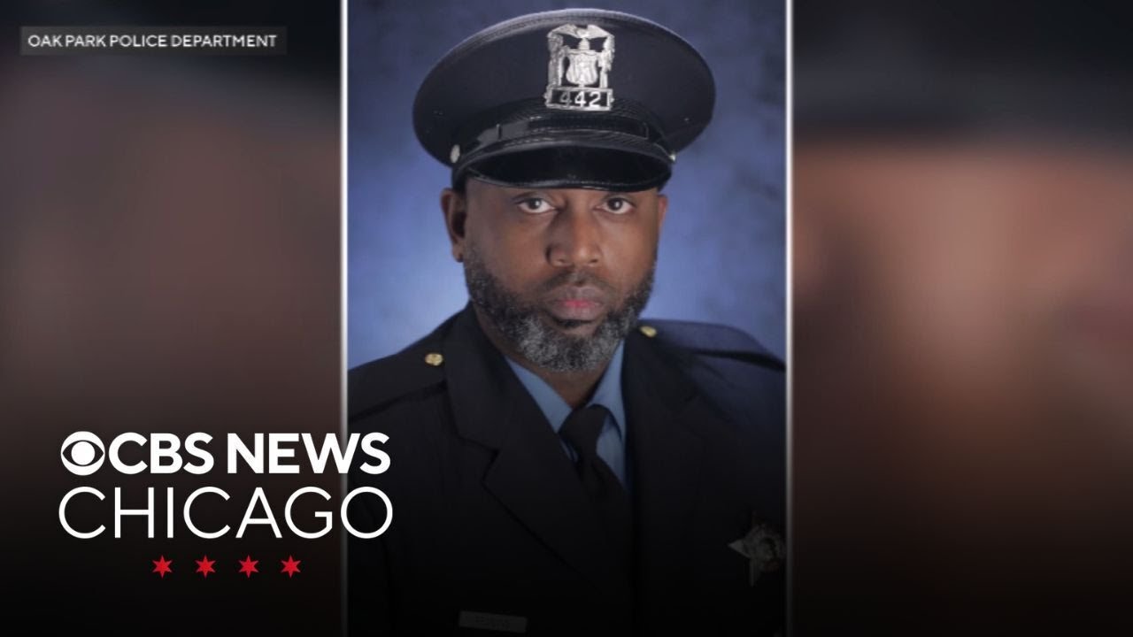 Candlelight vigil honors fallen Oak Park police officer - YouTube