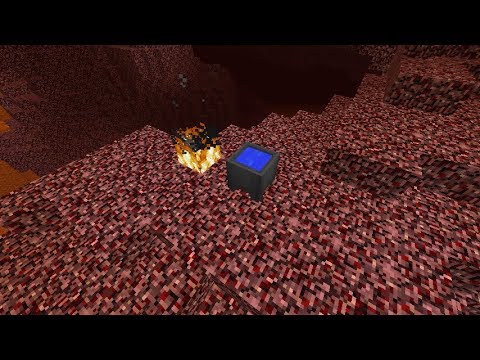 Minecraft 1.12.2:How to place water in the nether in survival - YouTube