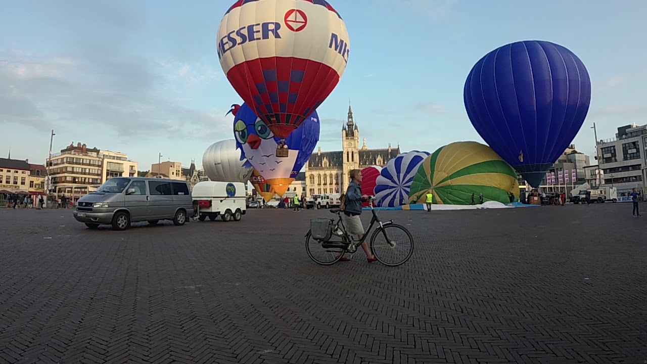 Ballons Vredefeesten Sint-Niklaas 2017 zaterdagmorgen