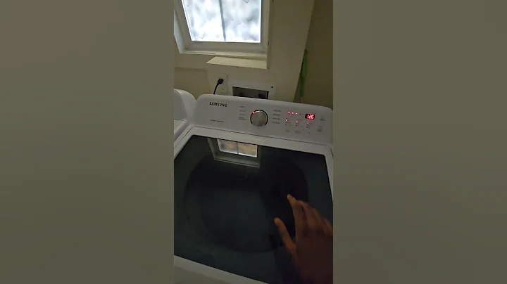 How to calibrate Samsung washer