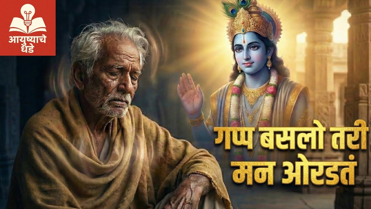 गप्प बसलो तरी मन का ओरडत | old age motivation story | gita in marathi | आयुष्याचे धडे | मराठी कथा