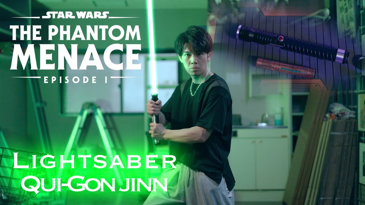 STAR WARS】EP1 Qui-Gonのライトセーバーを徹底再現！｜Realistic