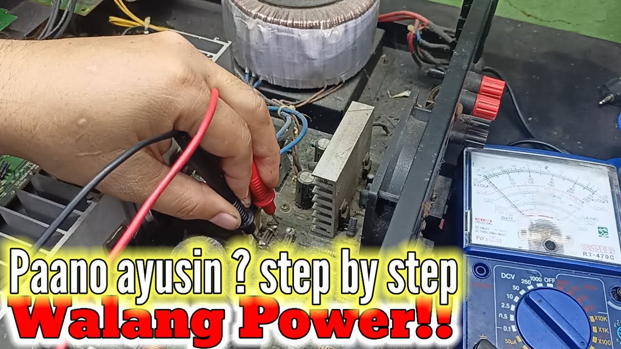 Konzert AV-602 amplifier || no power , step by step repair guide