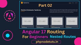 ⚡Angular 17 Nested Routes for Beginners Part 2 | Angular 17 Child Routes for Beginners | Angular 17